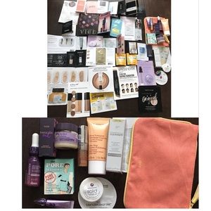 ipsy makeup bag w/ samples